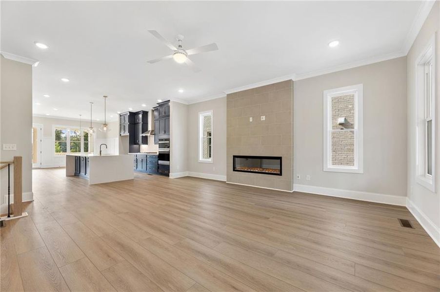 Spacious, unfurnished interior of a new home in Archerfield, Smyrna (Image 25). Spacious, unfurnished interior of a new home in Archerfield, Smyrna (Image 25).