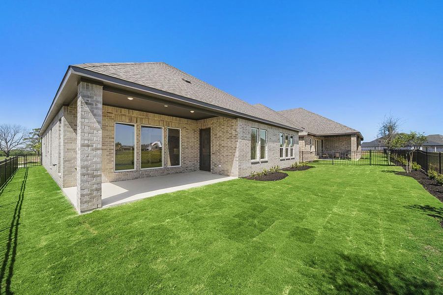 Representative exterior details of a home built from the Juniper by Caldwell Homes in Chambers Creek, Willis (Image 3). Representative exterior details of a home built from the Juniper by Caldwell Homes in Chambers Creek, Willis (Image 3).