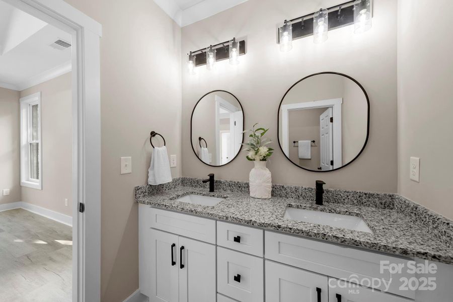 Furnished interior view inside a new home in , Albemarle (Image 7). Furnished interior view inside a new home in , Albemarle (Image 7).