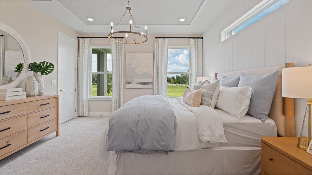 Representative furnished interior of a home built from the Sweetgum by DRB Homes in Lakeside at Satilla, St. Cloud (Image 47).