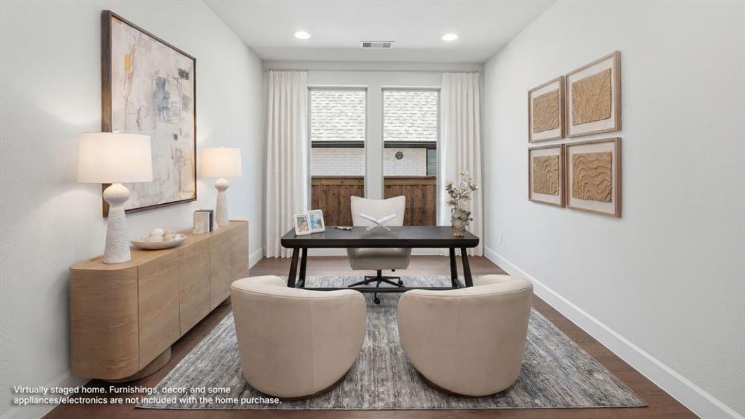 Furnished interior view inside a new home in Terraces, Rockwall (Image 10).