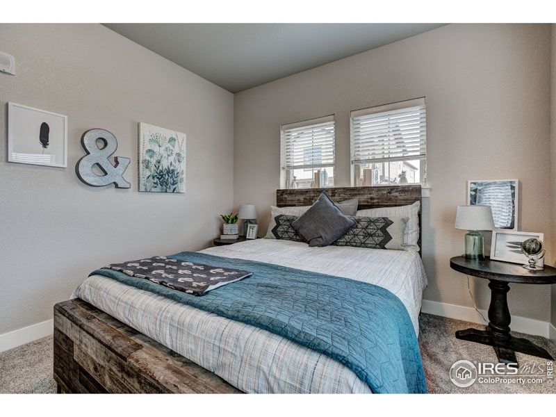 Guest Bedroom.  Photos of a previously built model.