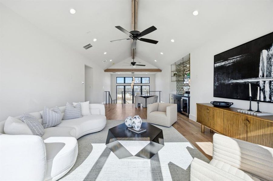 Furnished interior view inside a new home in , Weatherford (Image 24).