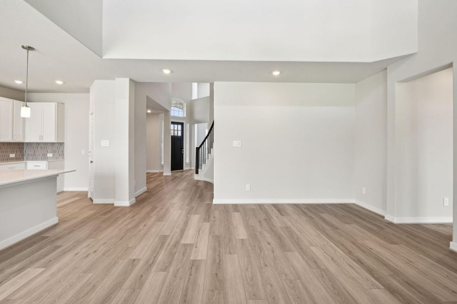 Photo is not of the actual home, but is an inspirational photo of builder’s model home and may depict options, furnishings, and/or decorator features that are not included