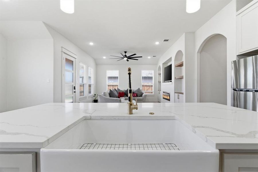 Furnished interior view inside a new home in , Fort Worth (Image 18).