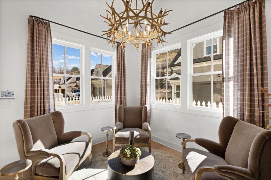 Representative furnished interior of a home built from the The Arlington by JW Collection in The Heritage at Farmer's Crossing, Ball Ground (Image 11).