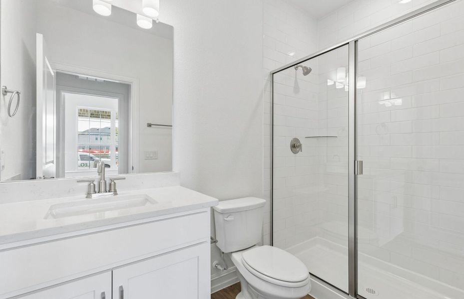 Furnished interior view inside a new home in Creekview Meadows, Pilot Point (Image 9).