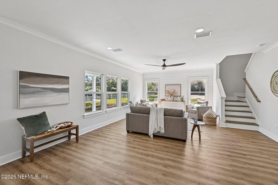 Furnished interior view inside a new home in , Fernandina Beach (Image 35).