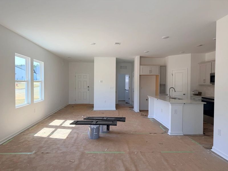 In-progress construction of a new home in Middleton Farms, Middlesex, NC (Image 18).