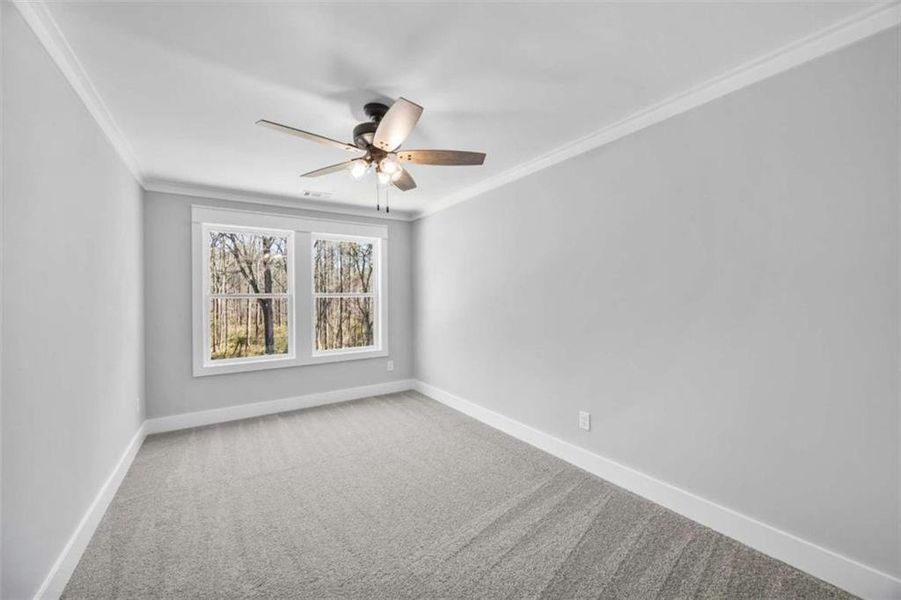 Spacious, unfurnished interior of a new home in , Monroe (Image 36).