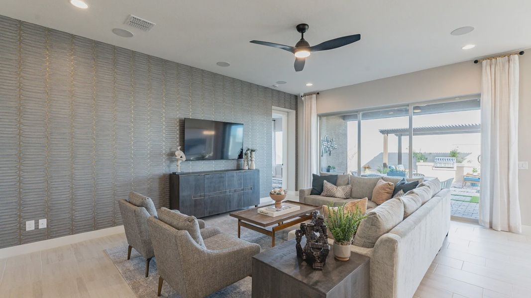 Representative furnished interior of a home built from the Jade by DRB Homes in Arroyo Seco - Palazzo, Buckeye (Image 15).
