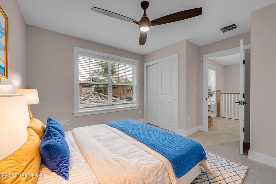 Furnished interior view inside a new home in , Jacksonville (Image 37). Furnished interior view inside a new home in , Jacksonville (Image 37).