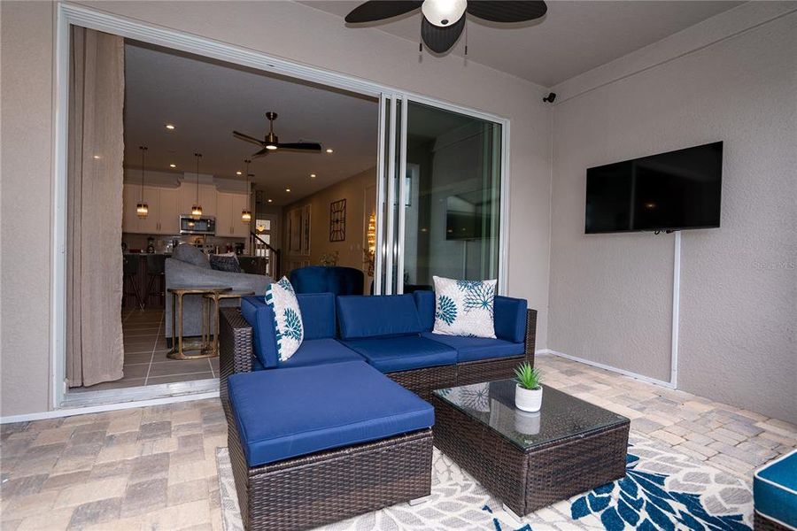 Furnished interior view inside a new home in Solara Resort, Kissimmee (Image 9).