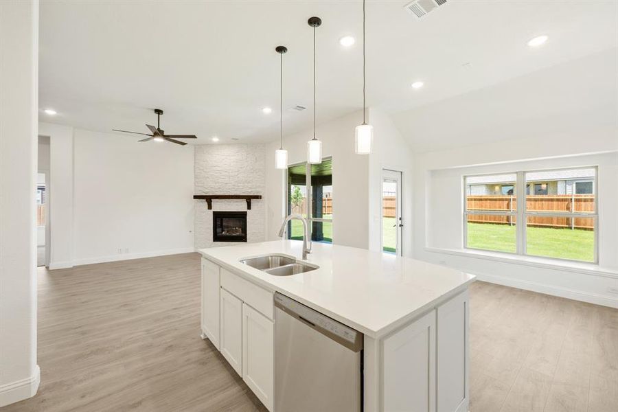 Furnished interior view inside a new home in Trees Farm, DeSoto (Image 8). Furnished interior view inside a new home in Trees Farm, DeSoto (Image 8).