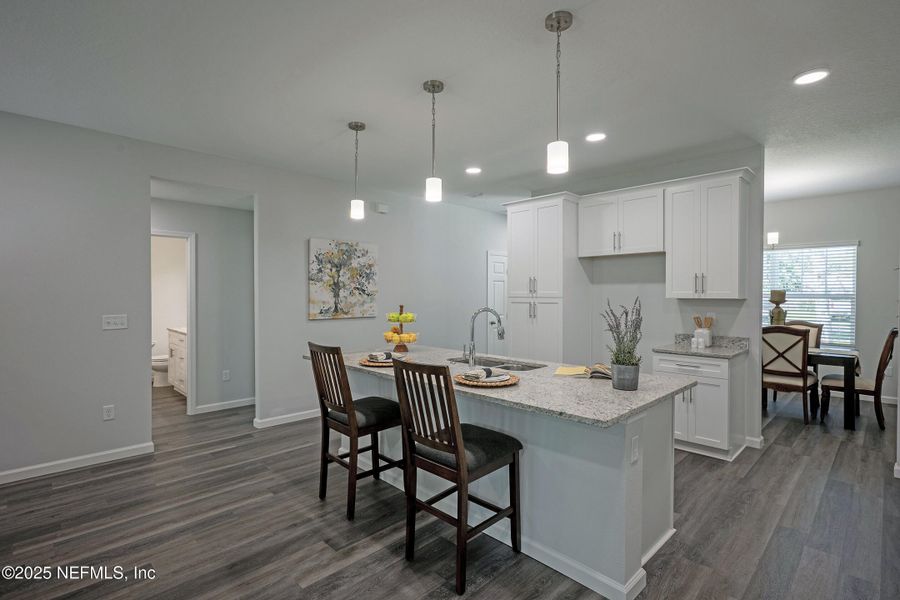 Furnished interior view inside a new home in , Jacksonville (Image 23).