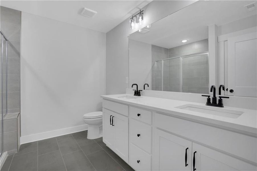 Furnished interior view inside a new home in , Dawsonville (Image 8).