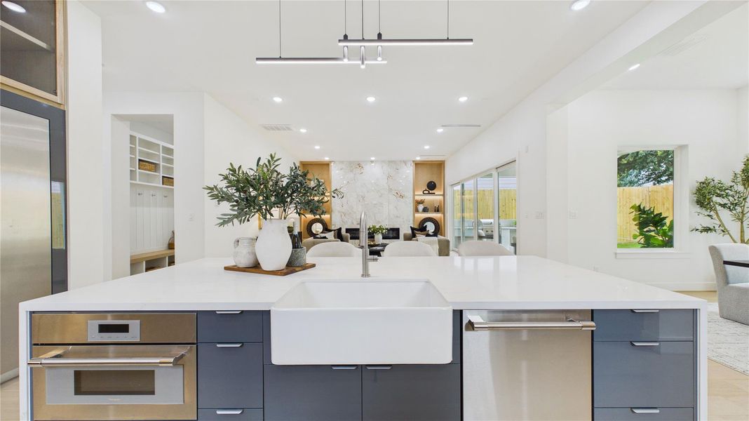 Furnished interior view inside a new home in , Houston (Image 18).