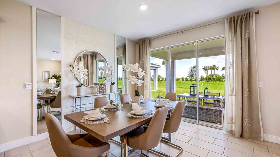 Furnished interior view inside a new home in Solera at Lakewood Ranch, Bradenton (Image 6).