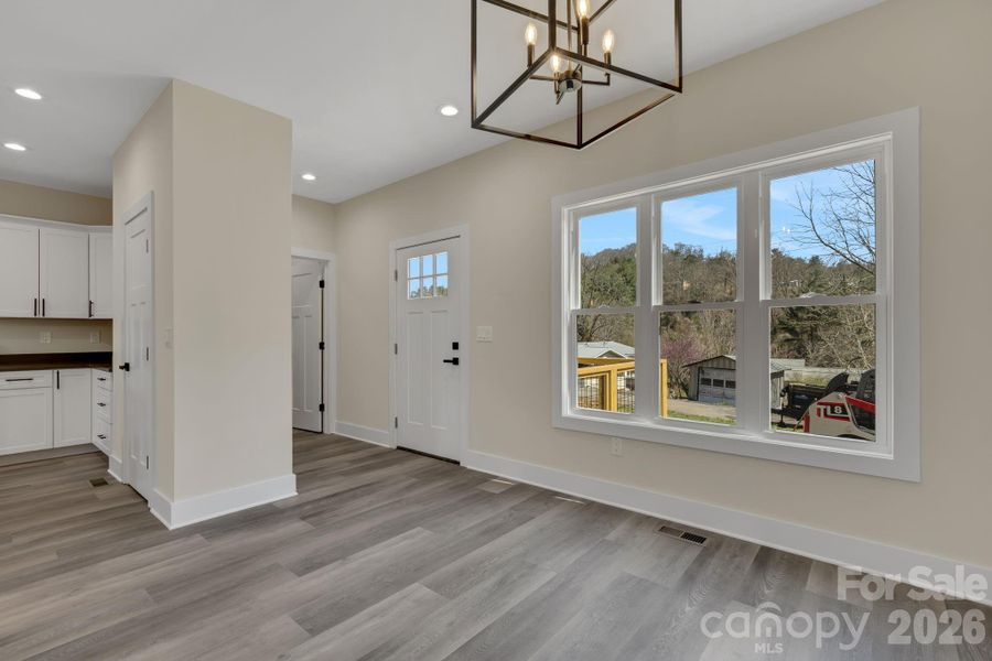 Front entry and foyer