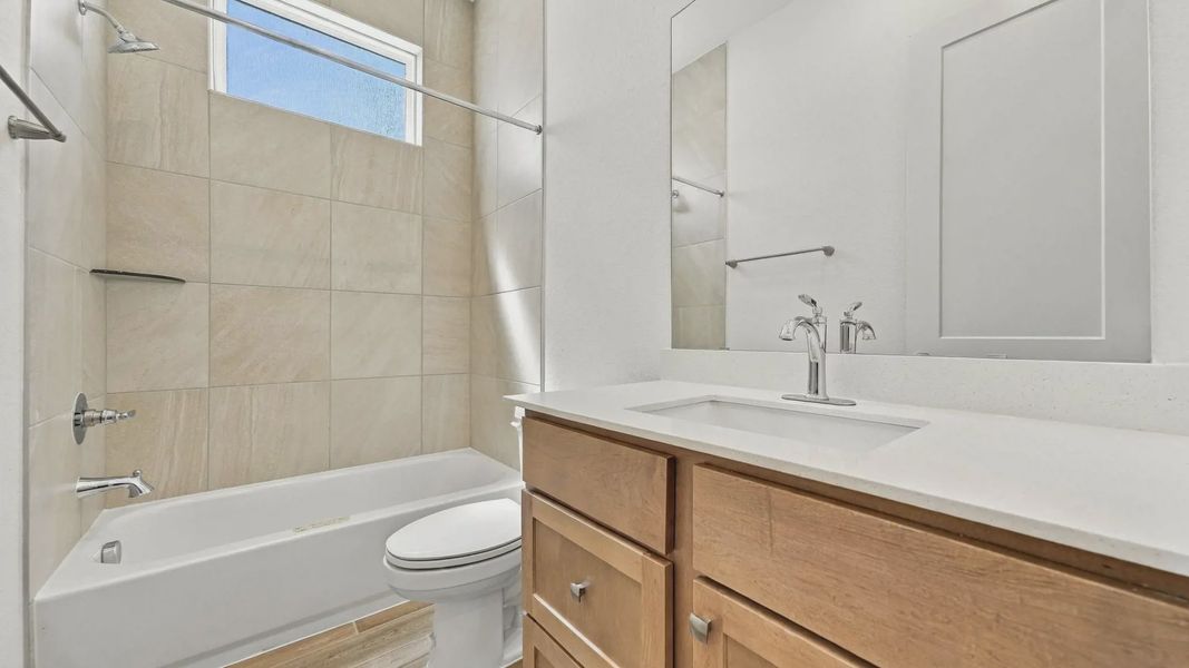 Furnished interior view inside a new home in Attwater 55s, Waller (Image 5).
