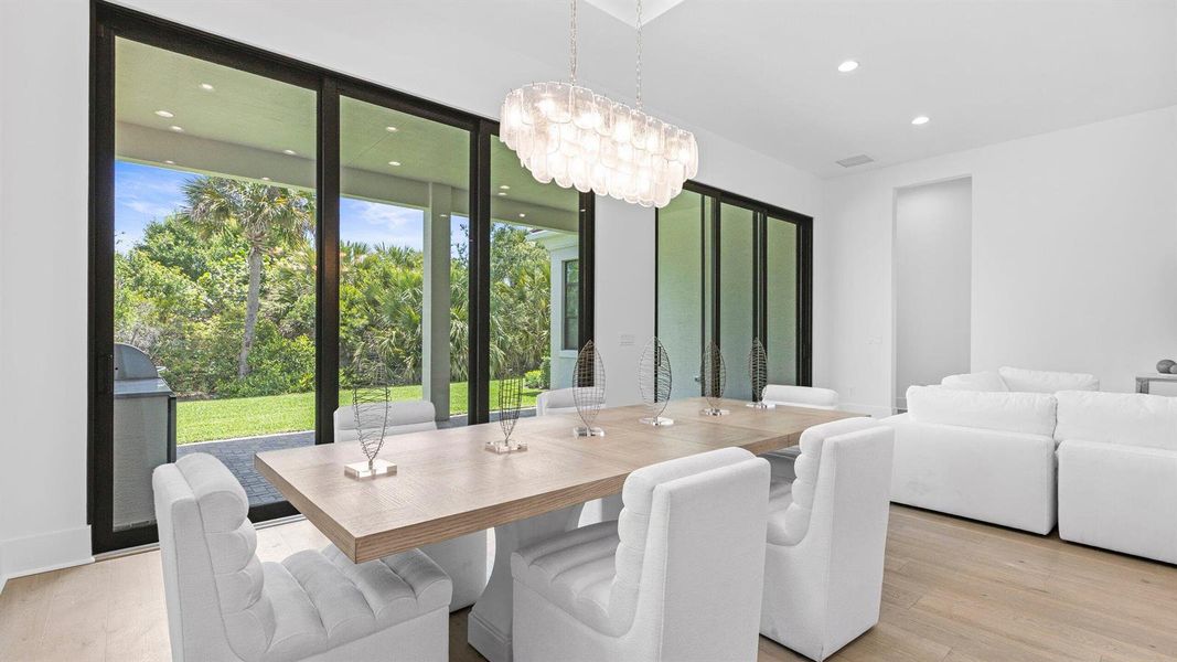 Dining staged Dining staged