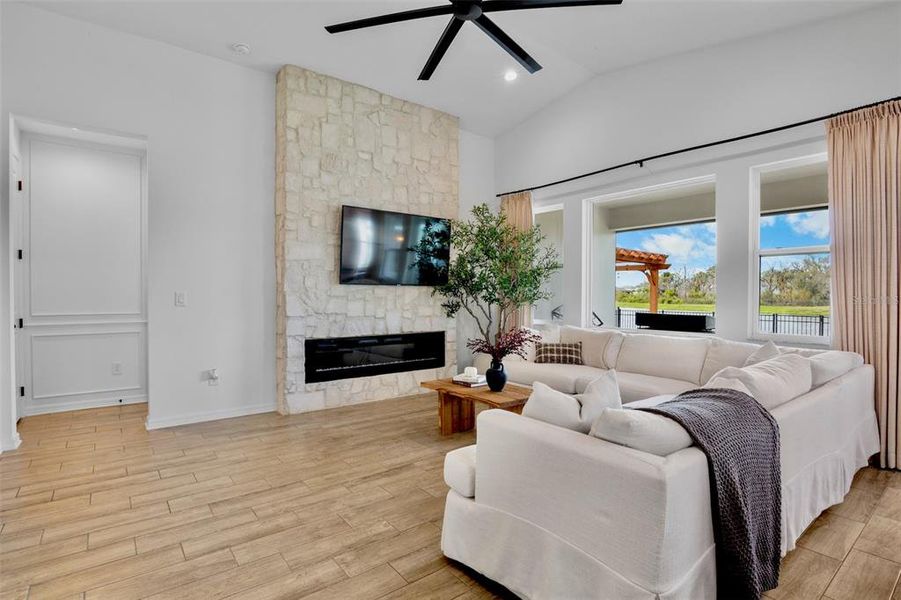 Furnished interior view inside a new home in , Parrish (Image 10).
