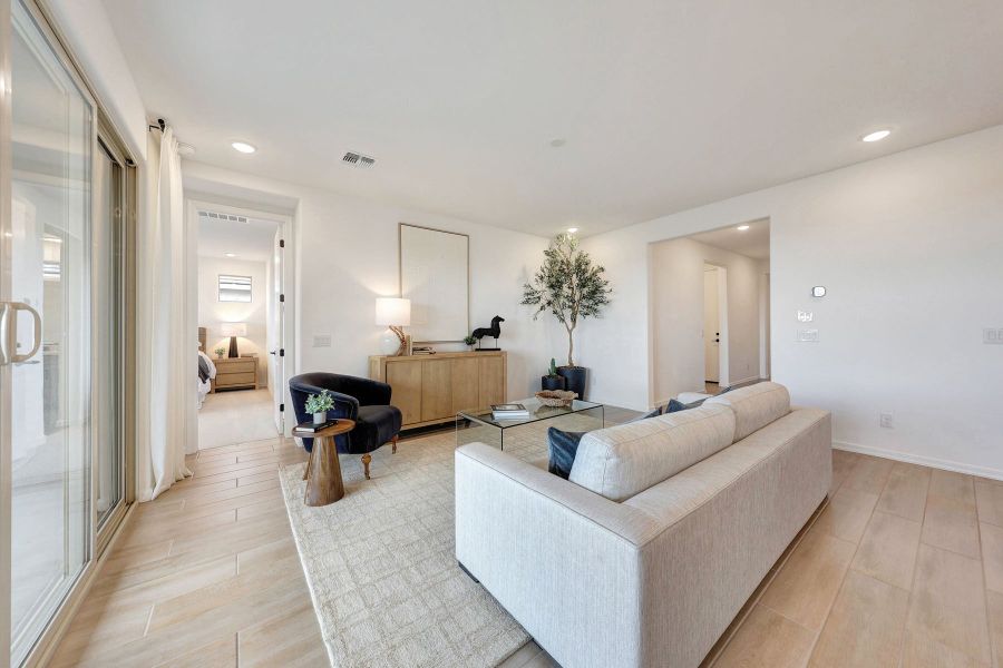Representative furnished interior of a home built from the Ash by Mattamy Homes in Las Ventanas, Goodyear (Image 6). Representative furnished interior of a home built from the Ash by Mattamy Homes in Las Ventanas, Goodyear (Image 6).