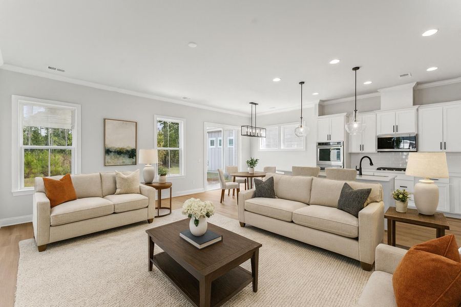 Furnished interior view inside a new home in Single Family Homes at Nexton, Summerville (Image 15).