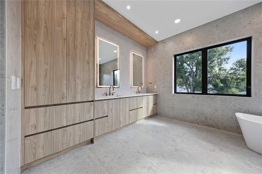 Furnished interior view inside a new home in , St. Petersburg (Image 17).