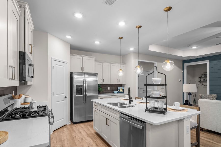 Representative furnished interior of a home built from the The Cherry Grove by Chesapeake Homes in The Willows, Loris (Image 6).