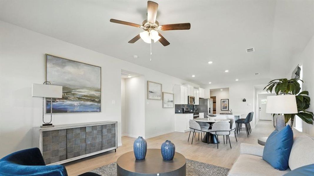 Furnished interior view inside a new home in Winchester Crossing, Princeton (Image 6).