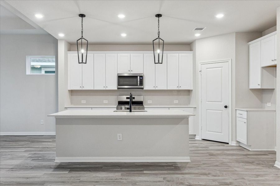 Furnished interior view inside a new home in Elyson, Katy (Image 6). Furnished interior view inside a new home in Elyson, Katy (Image 6).