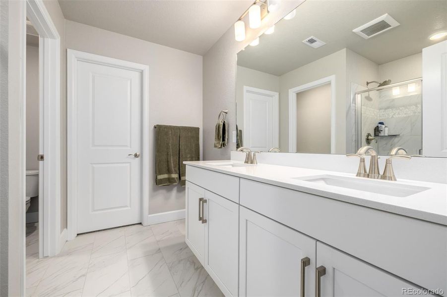 Furnished interior view inside a new home in , Littleton (Image 16).