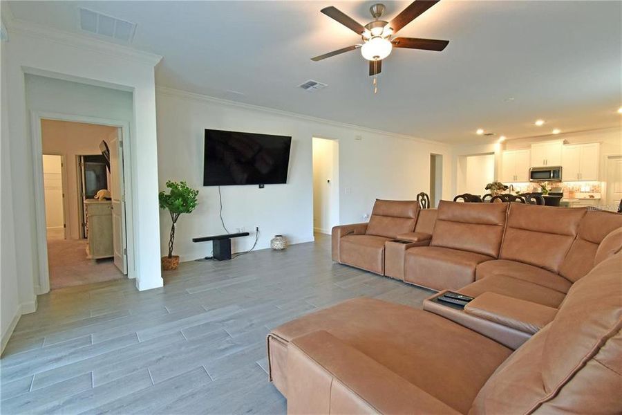 Furnished interior view inside a new home in Southshore Bay Active Adult, Wimauma (Image 15).