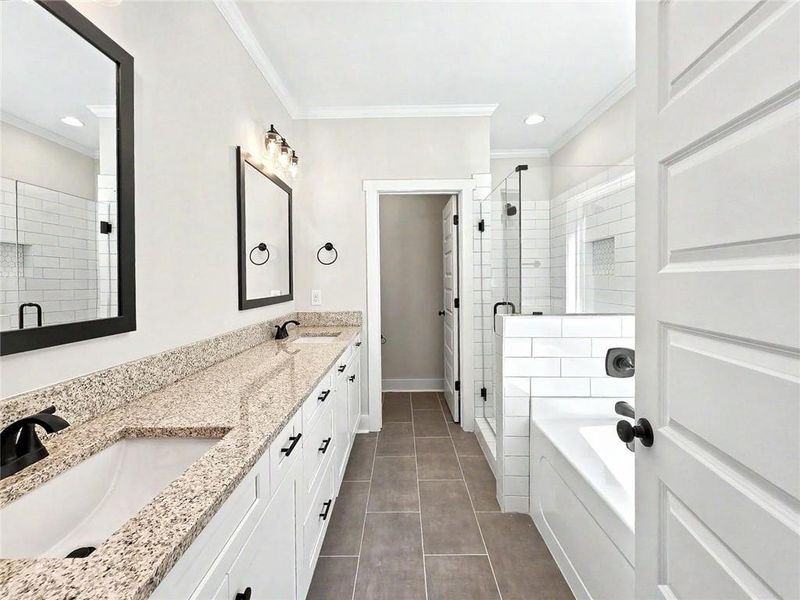 Furnished interior view inside a new home in , Dallas (Image 7). Furnished interior view inside a new home in , Dallas (Image 7).