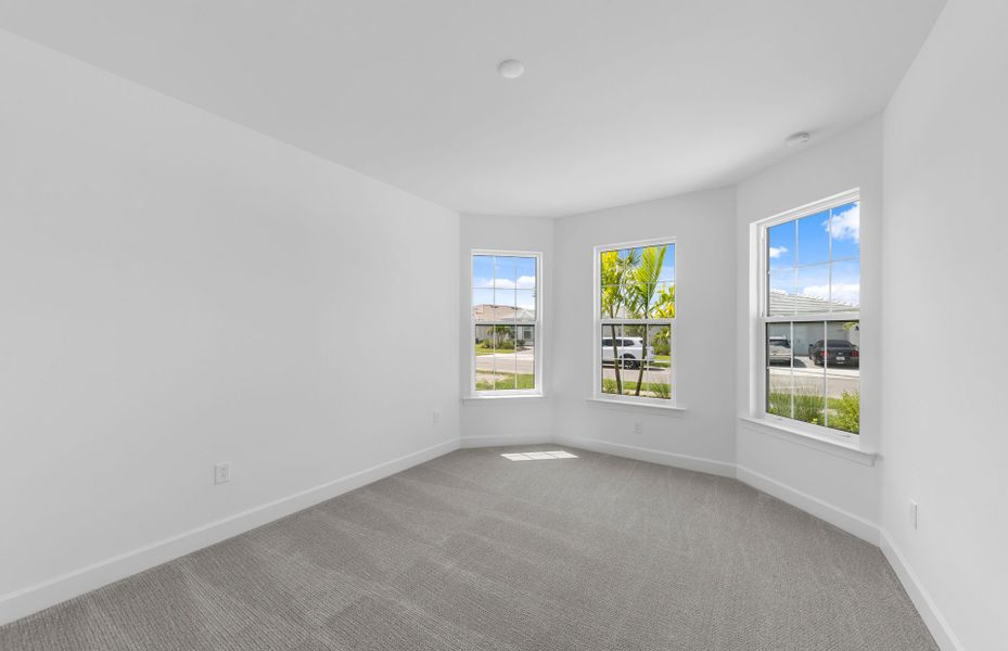 Spacious, unfurnished interior of a new home in TerraWalk at Babcock Ranch, Alva (Image 21). Spacious, unfurnished interior of a new home in TerraWalk at Babcock Ranch, Alva (Image 21).