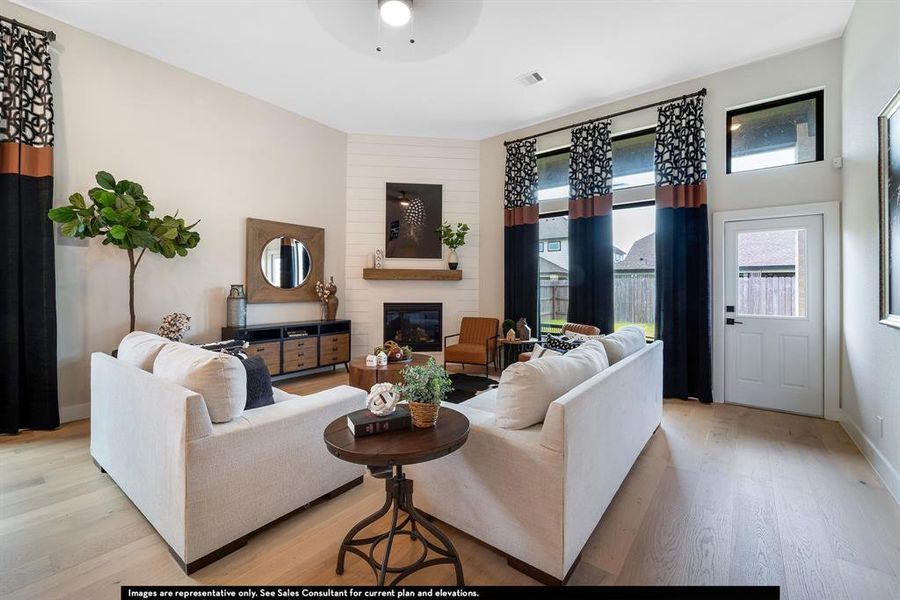 Furnished interior view inside a new home in La Terra, Celina (Image 23).