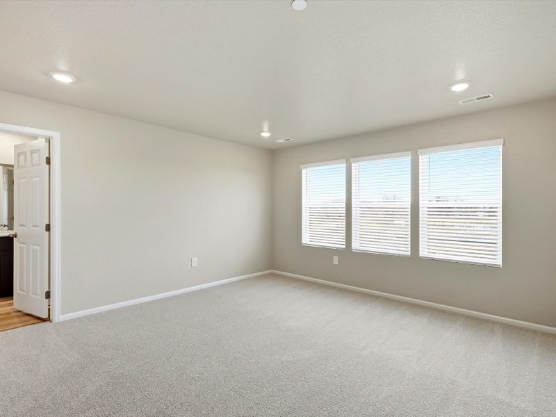 Spacious, unfurnished interior of a new home in Poudre Heights: The Meadow Collection, Windsor (Image 10).