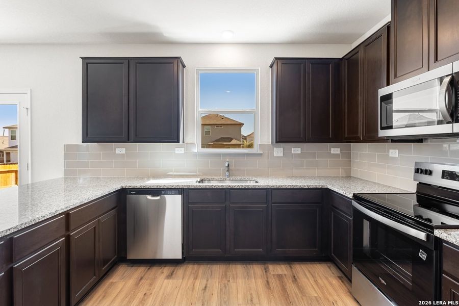 Furnished interior view inside a new home in Knox Ridge, Converse (Image 11). Furnished interior view inside a new home in Knox Ridge, Converse (Image 11).
