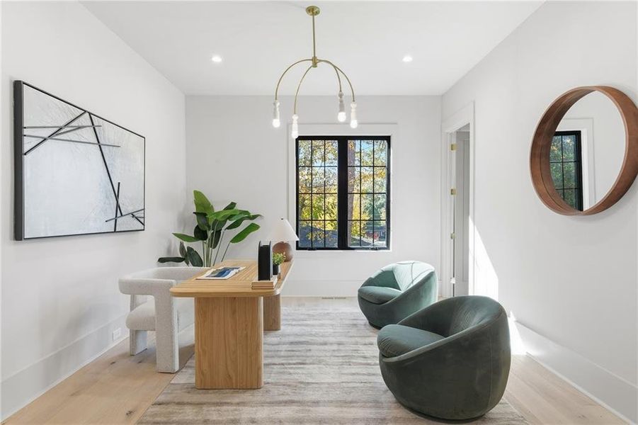 Furnished interior view inside a new home in , Atlanta (Image 7).
