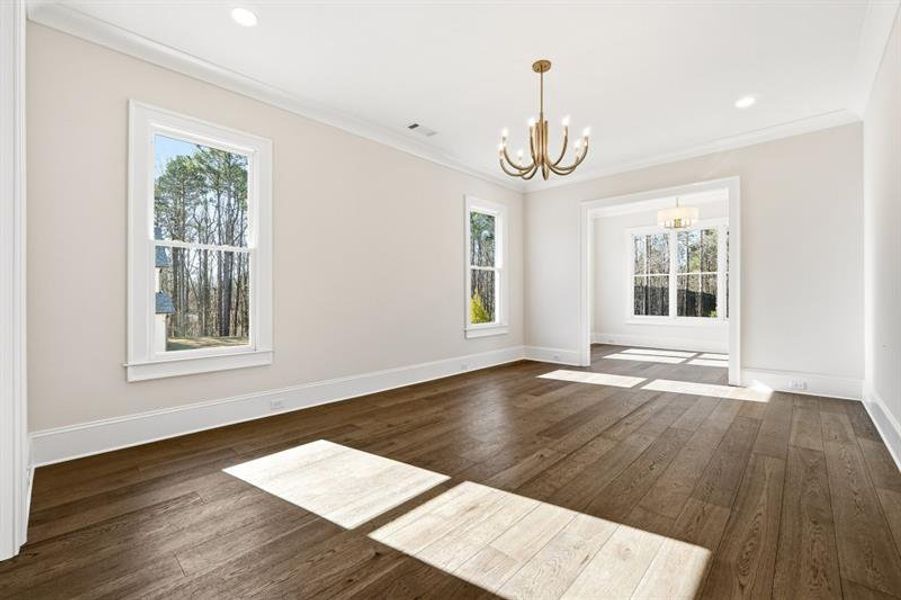 Spacious, unfurnished interior of a new home in , Marietta (Image 33).