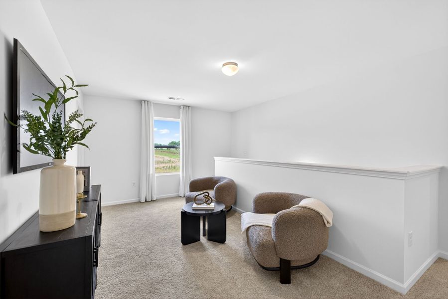 Furnished interior view inside a new home in White Oak Creek Crossing, Angier (Image 19).