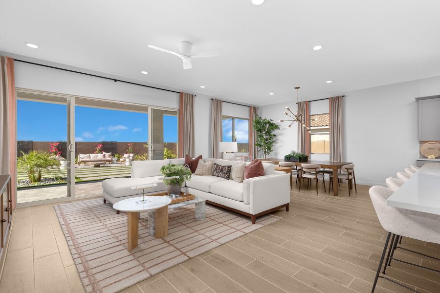 Representative furnished interior of a home built from the Aqua by Mattamy Homes in Rosewood Heights, San Tan Valley (Image 11).
