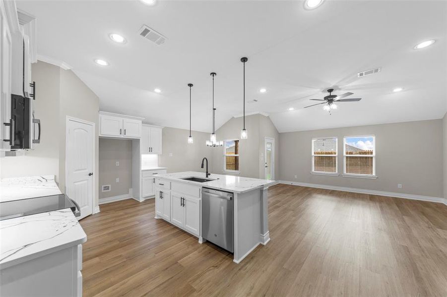 Furnished interior view inside a new home in , Greenville (Image 8). Furnished interior view inside a new home in , Greenville (Image 8).