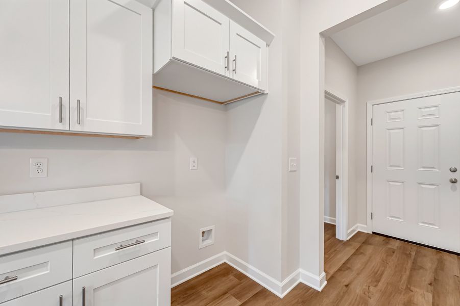 Furnished interior view inside a new home in Southern Charm, Crestview (Image 6).