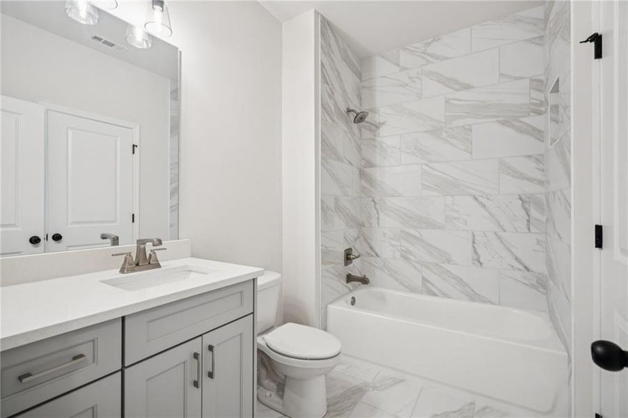 Furnished interior view inside a new home in , Roswell (Image 13).