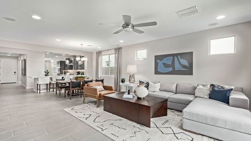Representative furnished interior of a home built from the Hudson by Taylor Morrison in Paradisi Encore Collection, Surprise (Image 12). Representative furnished interior of a home built from the Hudson by Taylor Morrison in Paradisi Encore Collection, Surprise (Image 12).
