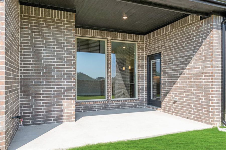 Exterior details and patio area of a home in Country Lakes Classic 60, Argyle (Image 20). Exterior details and patio area of a home in Country Lakes Classic 60, Argyle (Image 20).