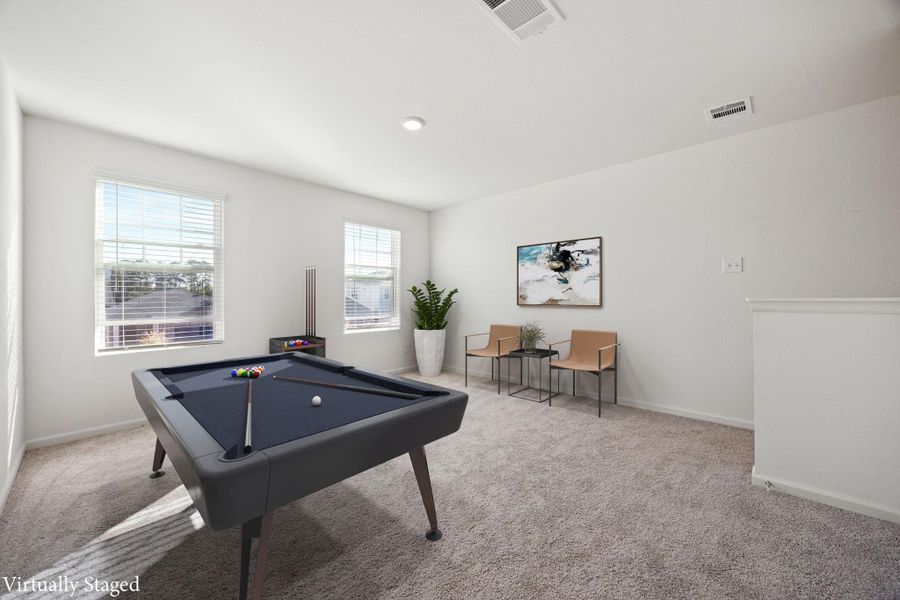 Furnished interior view inside a new home in , Houston (Image 8). Furnished interior view inside a new home in , Houston (Image 8).