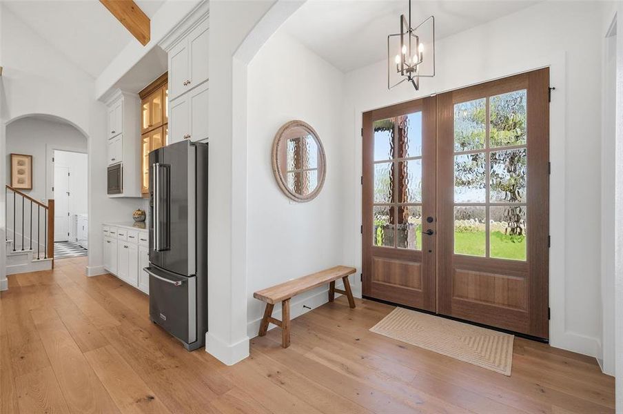 Furnished interior view inside a new home in , Weatherford (Image 9).